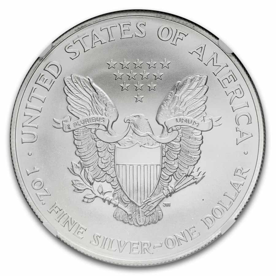 2001 American Silver Eagle MS-70 NGC