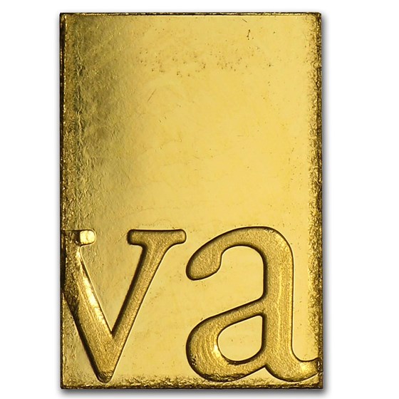 1 gram Gold Bar - Valcambi