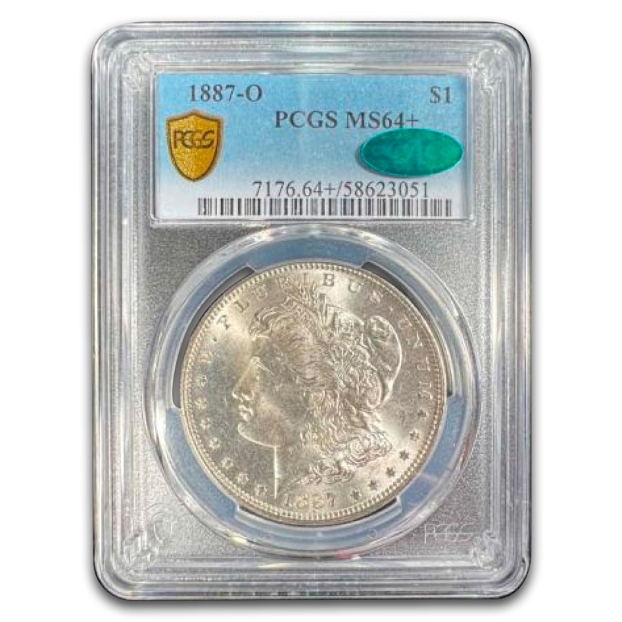 1887-O Morgan Dollar MS-64+ Plus PCGS (CAC)