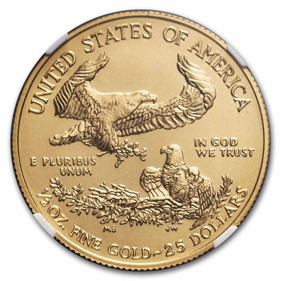 2013 1/2 oz American Gold Eagle MS-70 NGC (Early Releases)