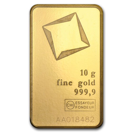 10 gram Gold Bar - Valcambi (In Assay)
