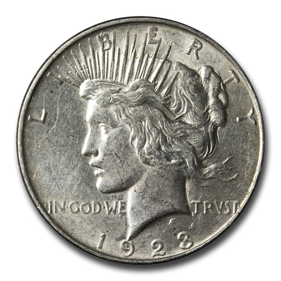 1923-D Peace Dollar VG/XF