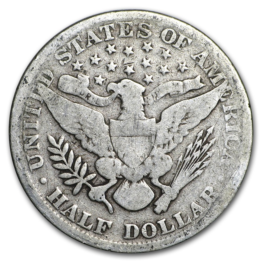 1898 Barber Half Dollar VG