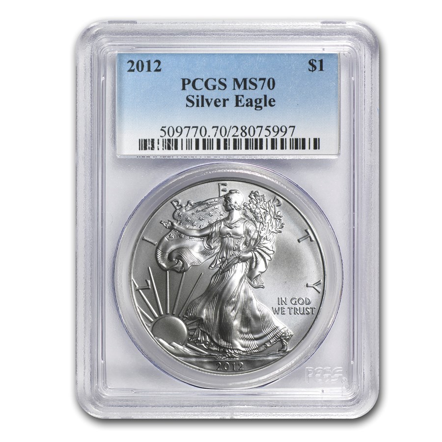 2012 American Silver Eagle MS-70 PCGS