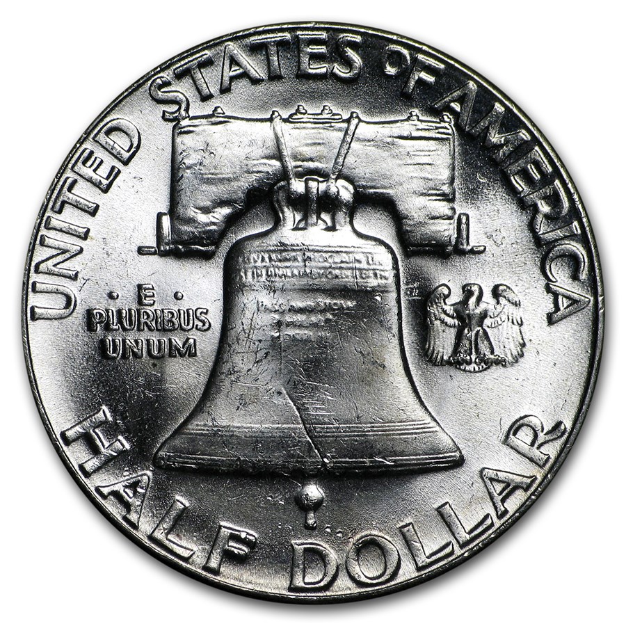 1958 Franklin Half Dollar BU