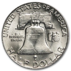 1958-D Franklin Half Dollar BU