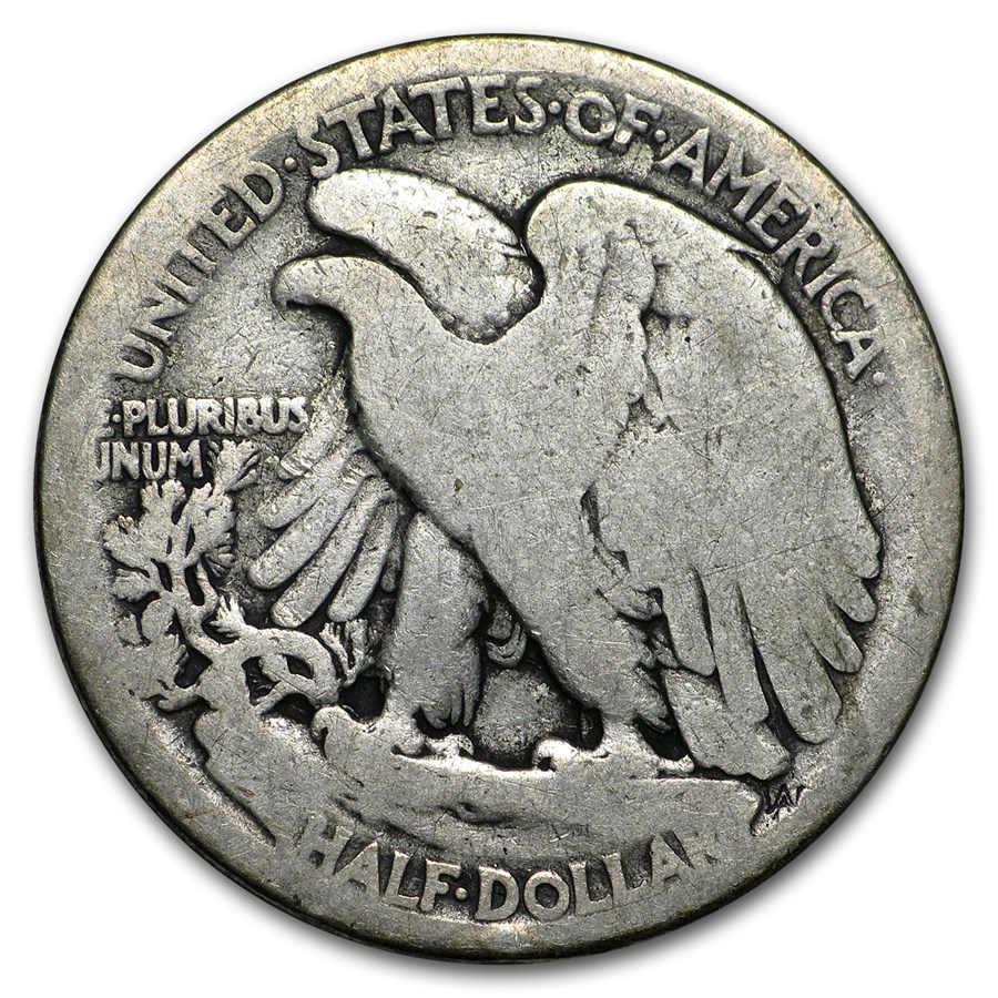 1917-S Obverse Walking Liberty Half Dollar AG