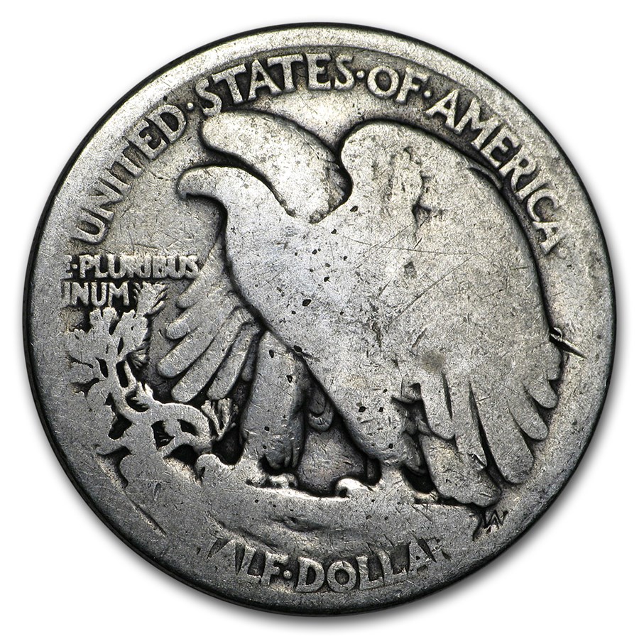 1919 Walking Liberty Half Dollar AG