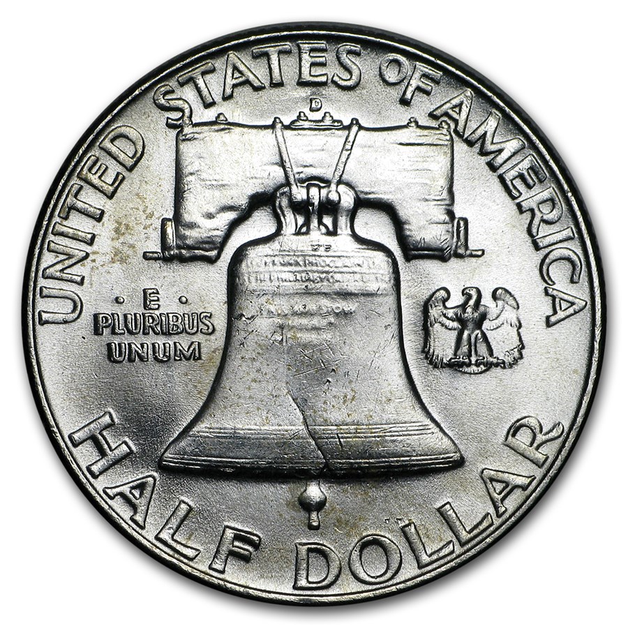 1960-D Franklin Half Dollar BU