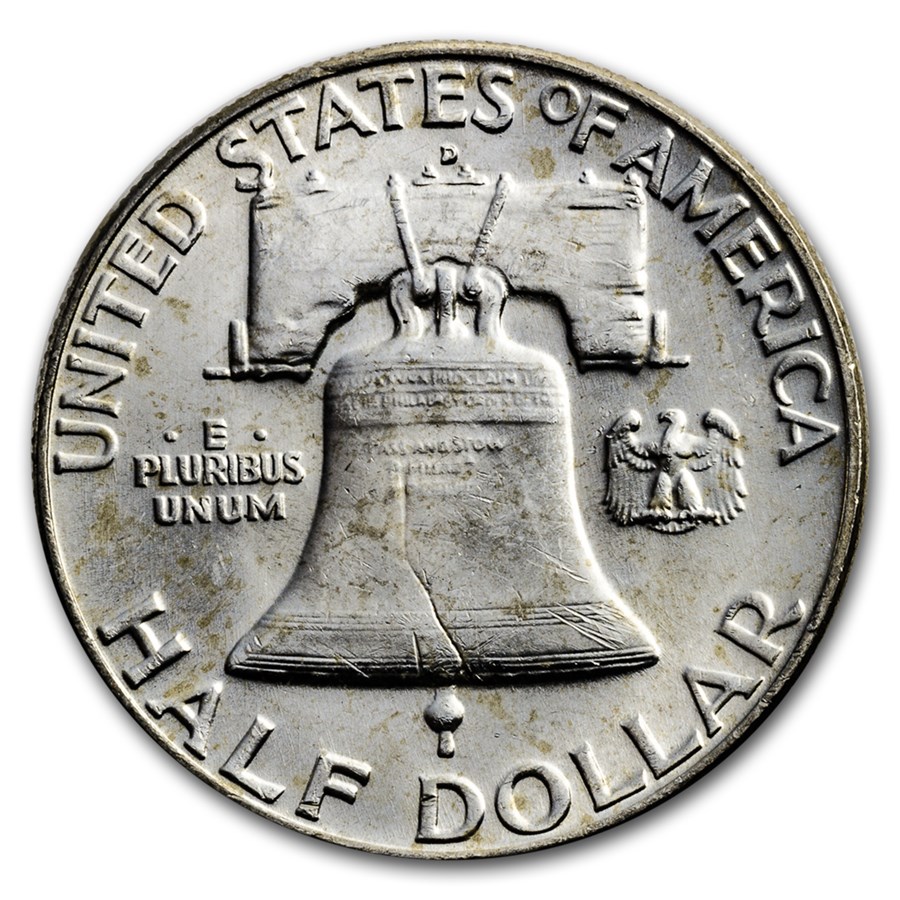 1961-D Franklin Half Dollar BU