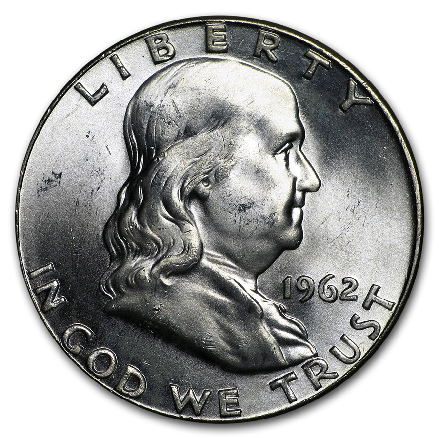 1962 Franklin Half Dollar BU