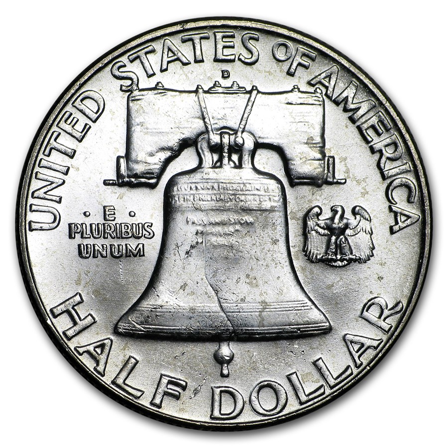 1962-D Franklin Half Dollar BU