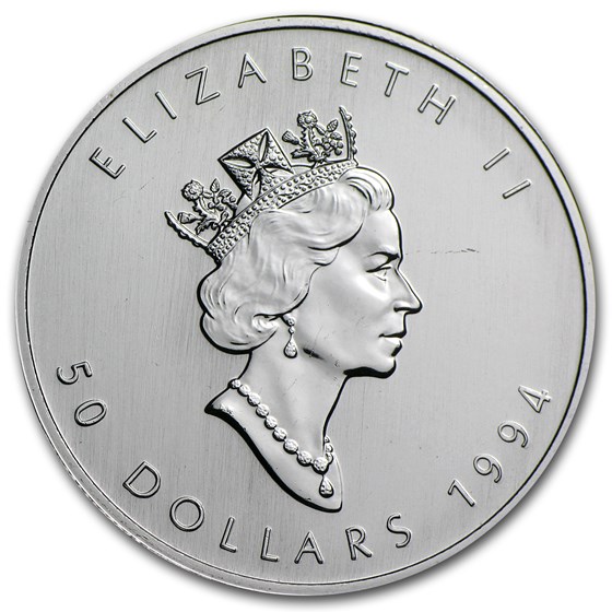 1994 Canada 1 oz Platinum Maple Leaf BU