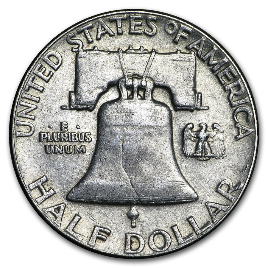 1951 Franklin Half Dollar Fine/XF