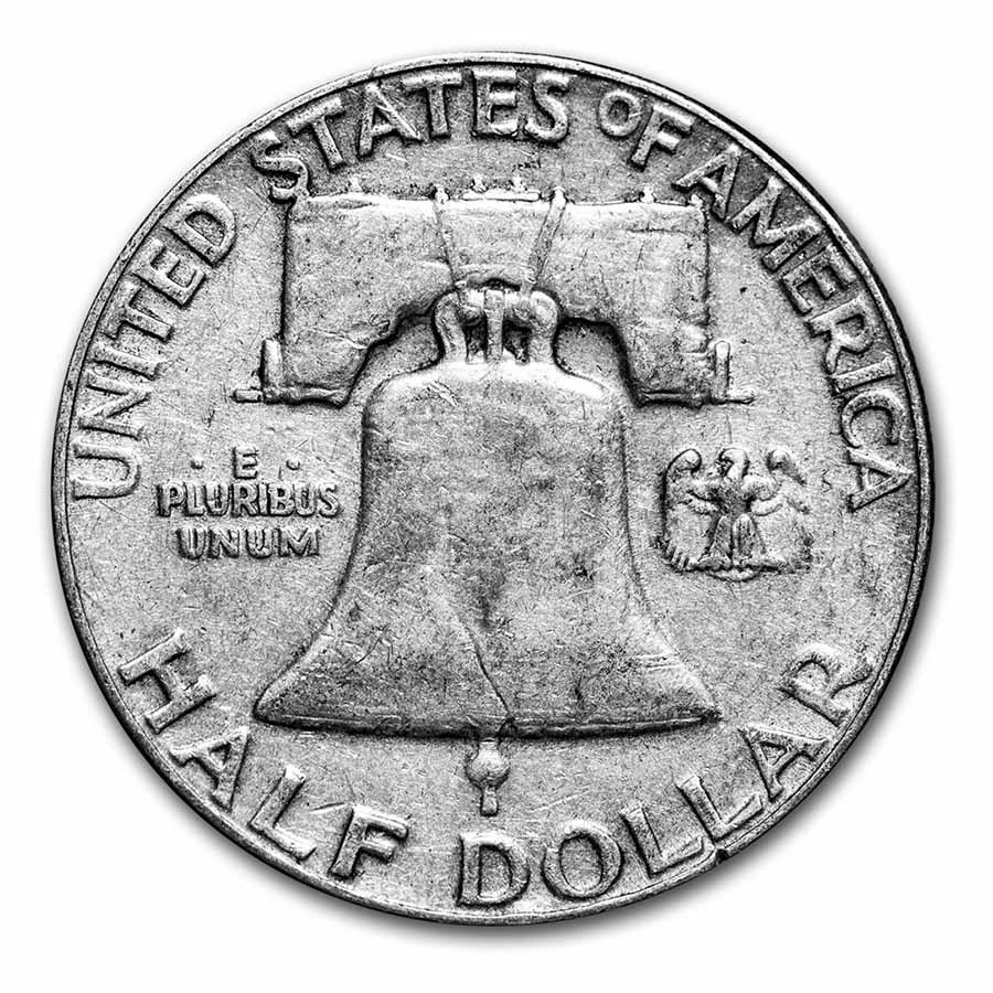 1953 Franklin Half Dollar Fine/XF
