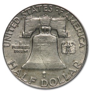 1953-D Franklin Half Dollar Fine/XF