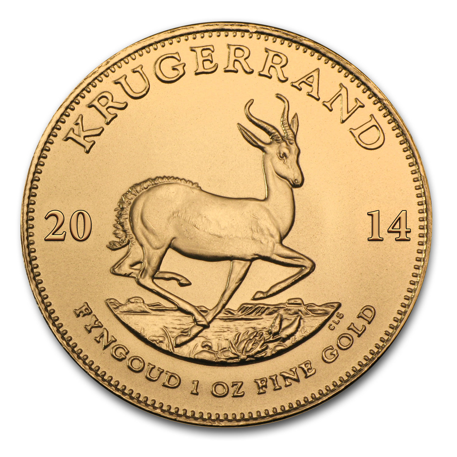 2014 South Africa 1 oz Gold Krugerrand BU