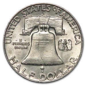 1957-D Franklin Half Dollar Fine/AU