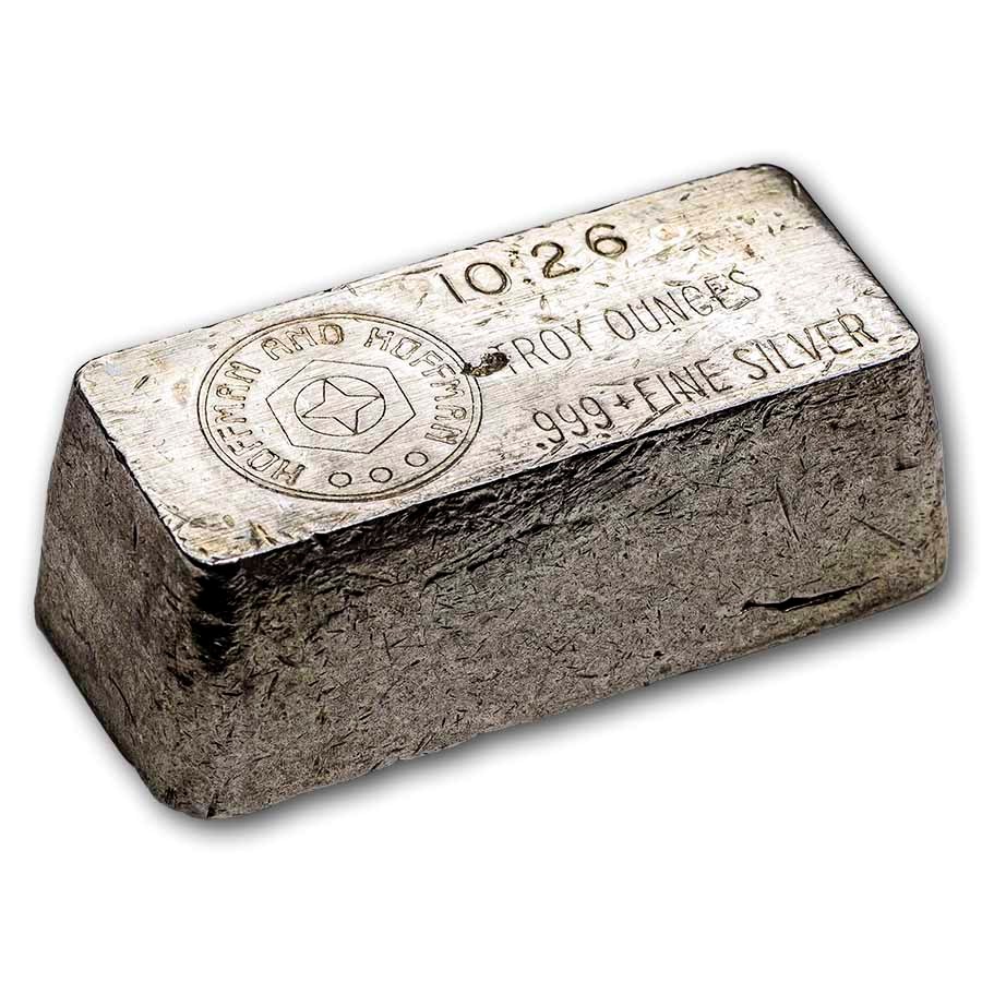 10.26 oz Silver Bar - Hoffman & Hoffman