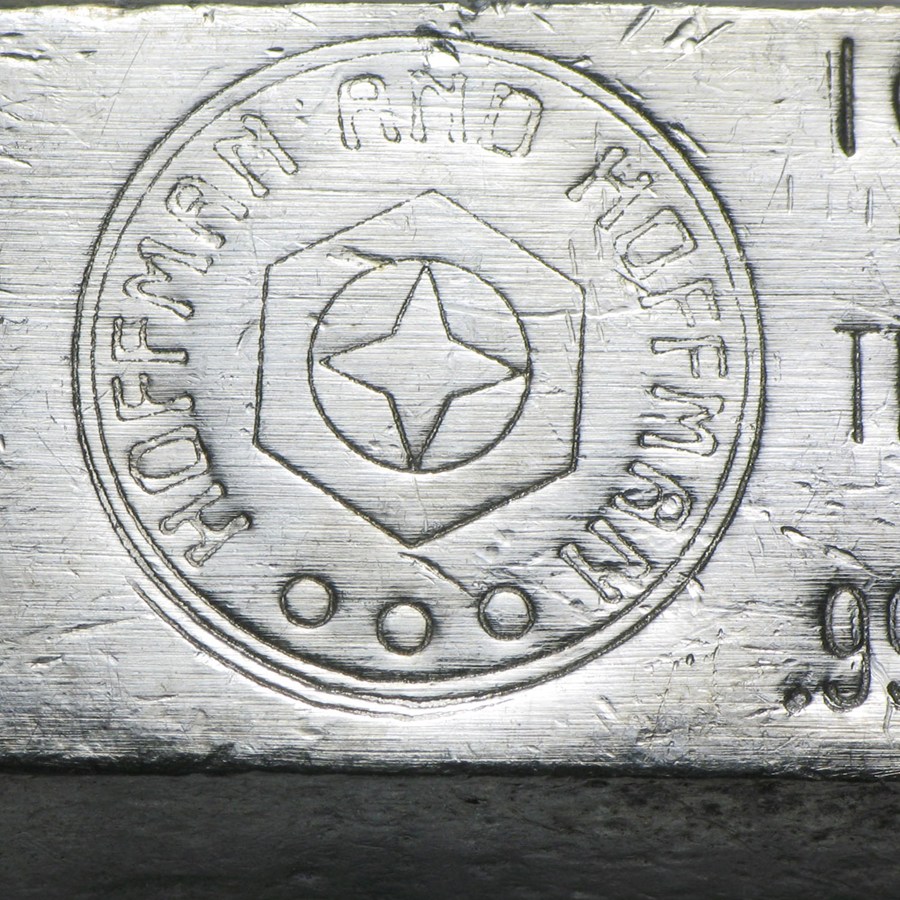 10.21 oz Silver Bar - Hoffman & Hoffman