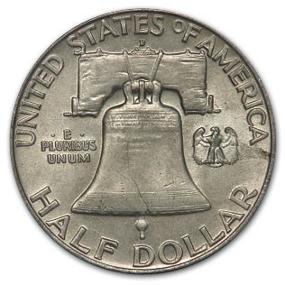 1958-D Franklin Half Dollar Fine/AU