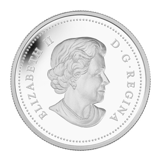 2013 Canada 1 oz Silver $20 Venetian Glass Candy Cane