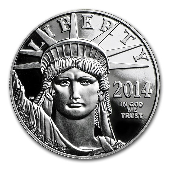 2014-W 1 oz Proof American Platinum Eagle (w/Box &amp; COA)