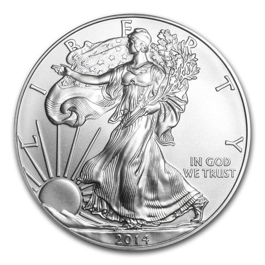 2014 (S) American Silver Eagle MS-70 NGC (Early Releases)