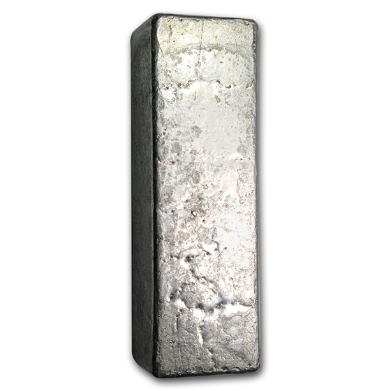 100 oz Silver Bar - Johnson Matthey &amp; Mallory (Poured)