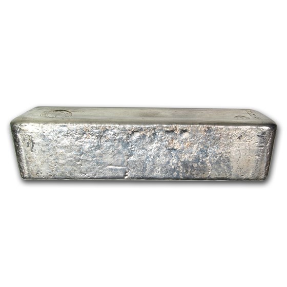 100 oz Silver Bar - Johnson Matthey &amp; Mallory (Poured)