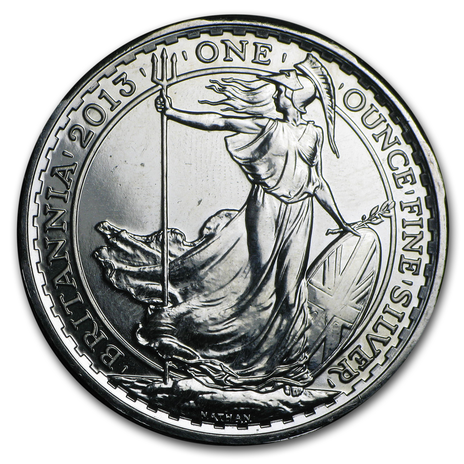 2013 1 oz Lunar Silver Britannia Year of the Snake (Spotted)
