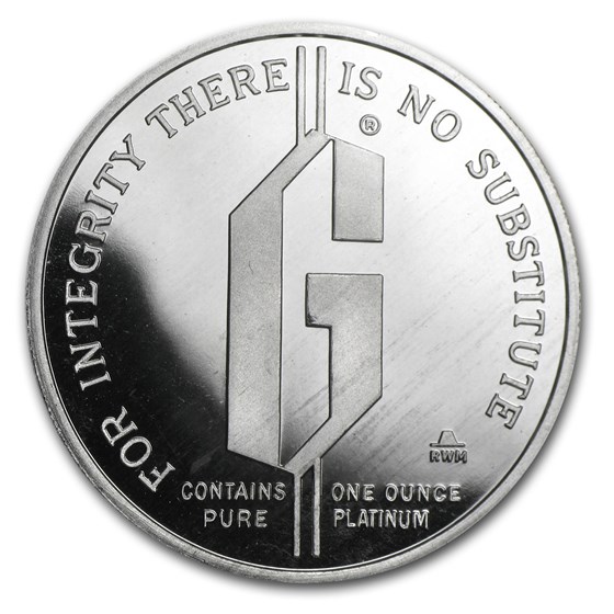 1 oz Platinum Round - Gold Standard Corporation (.9995 Fine)