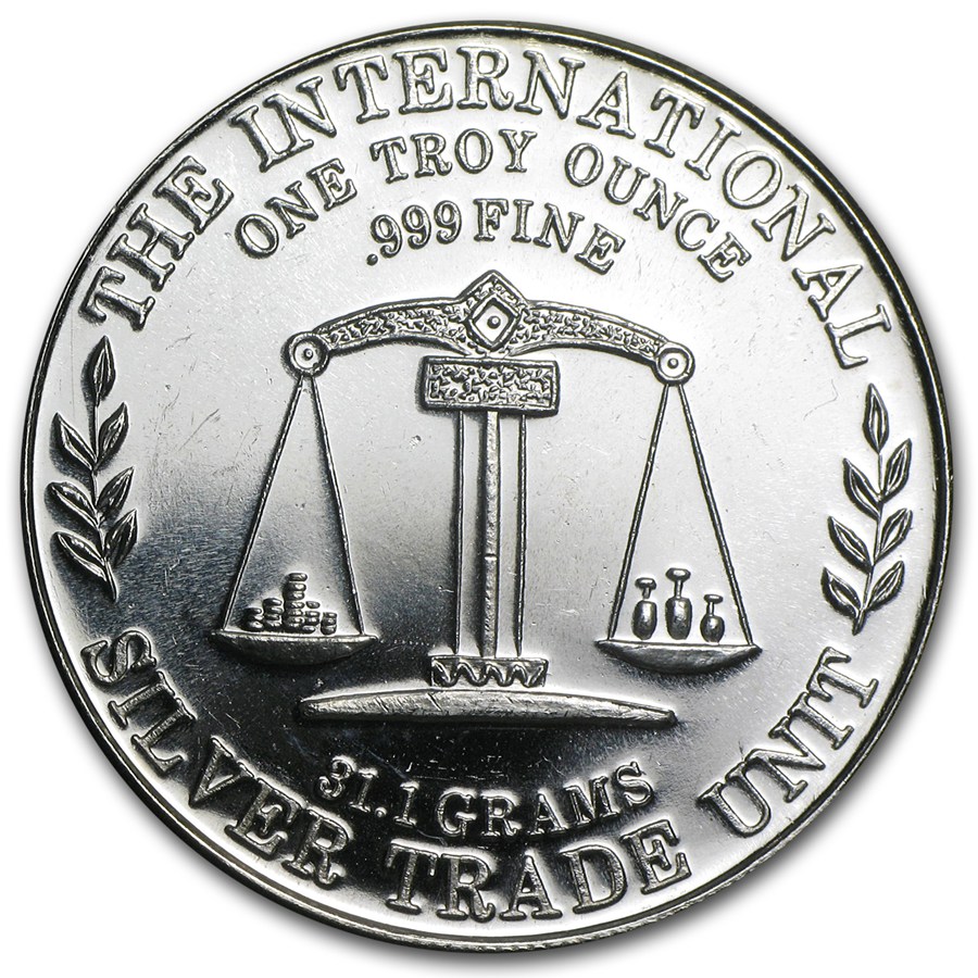 1 oz Silver Round - MG Crown