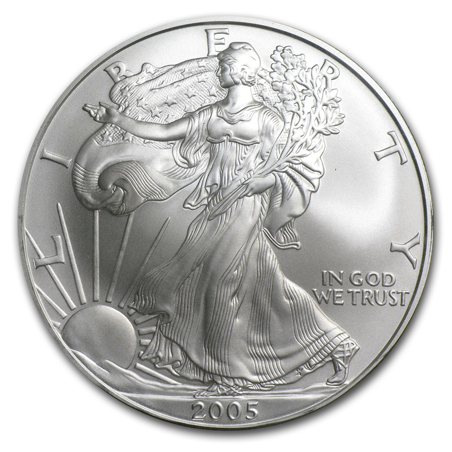 2005 American Silver Eagle MS-70 PCGS
