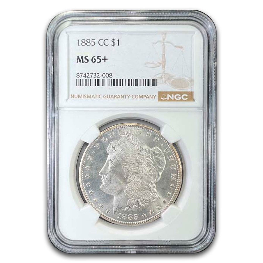 1885-CC Morgan Dollar MS-65+ NGC
