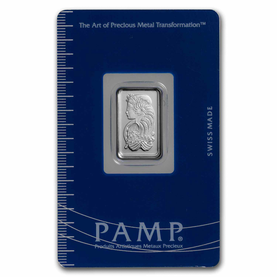5 gram Platinum Bar - PAMP Suisse Lady Fortuna (In Assay) 5 gram Platinum Bar - PAMP Suisse Lady Fortuna (In Assay)