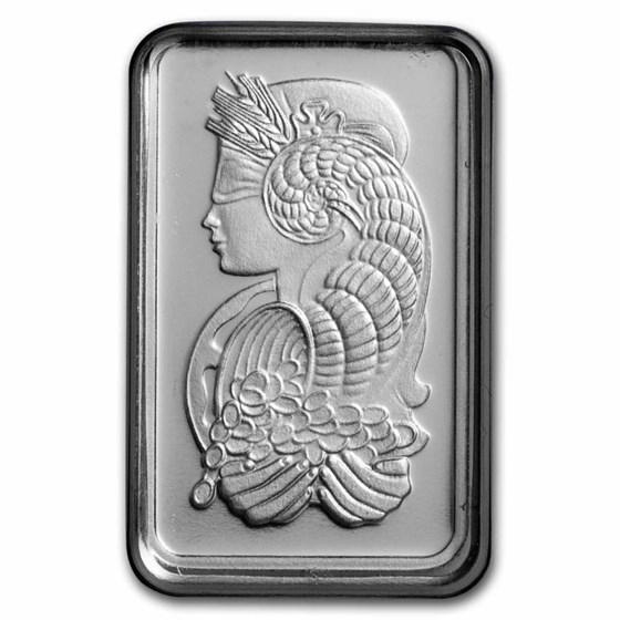 5 gram Platinum Bar - PAMP Suisse Lady Fortuna (In Assay)
