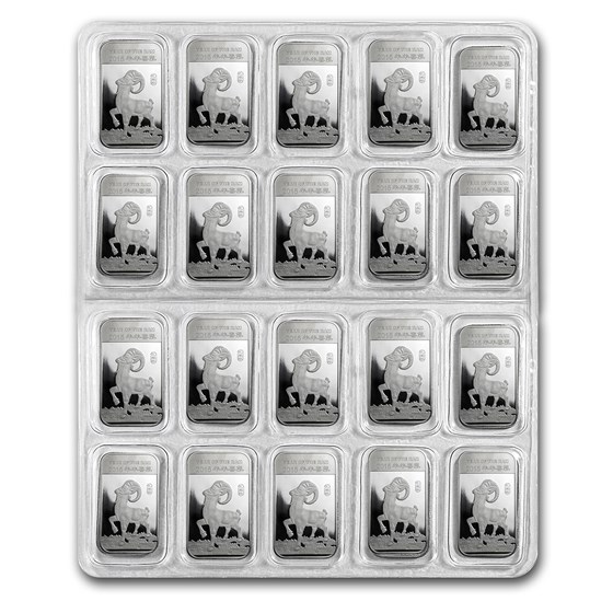 1 oz Silver Bar - APMEX (2015 Year of the Ram)