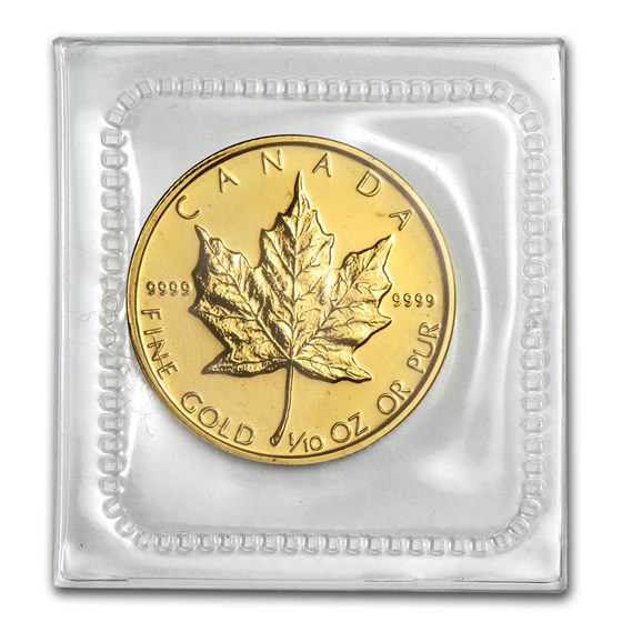 1982 Canada 1/10 oz Gold Maple Leaf BU