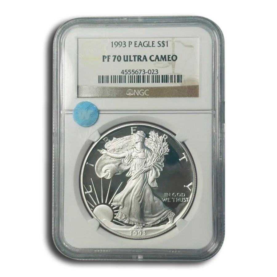 1993-P Proof American Silver Eagle PF-70 NGC