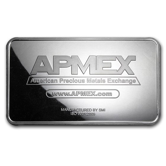 50 oz Silver Bar - APMEX (Struck)