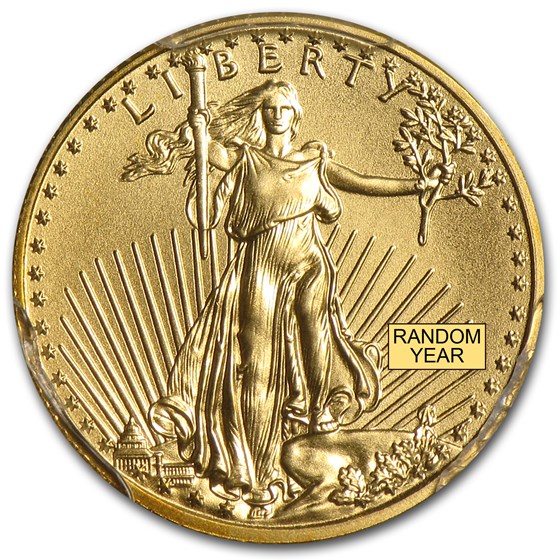 1/10 oz American Gold Eagle MS-70 PCGS (Random Year)