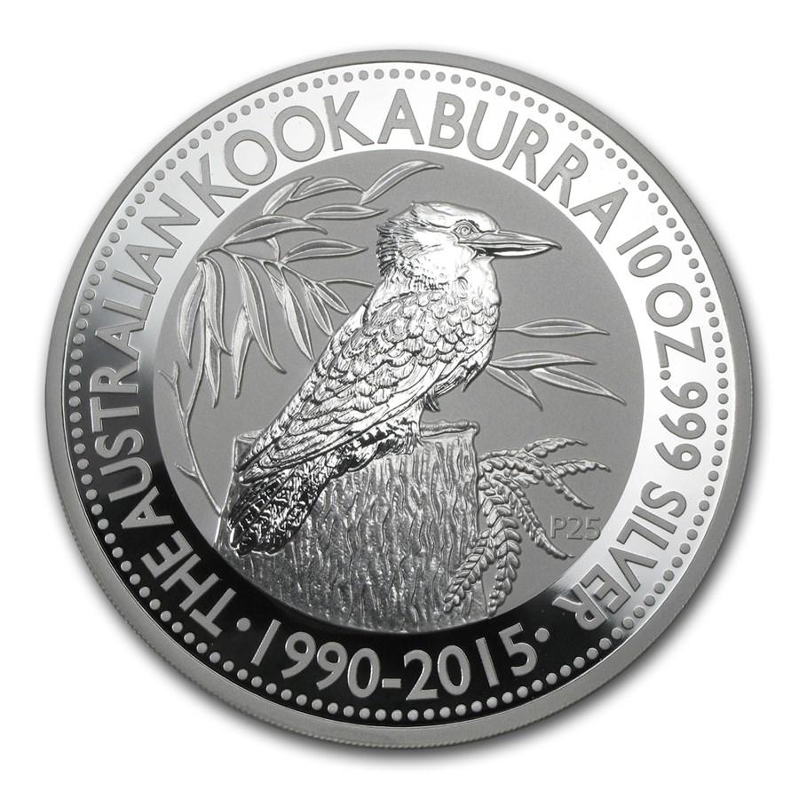 2015 Australia 10 oz Silver Kookaburra BU 2015 Australia 10 oz Silver Kookaburra BU