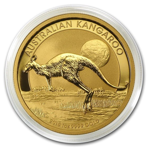 2015 Australia 1 oz Gold Kangaroo BU