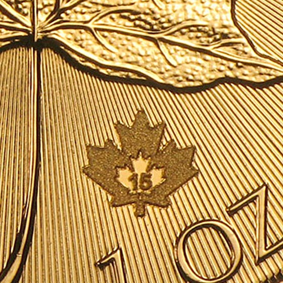 2015 Canada 1 oz Gold Maple Leaf BU