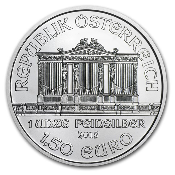 2015 Austria 1 oz Silver Philharmonic BU