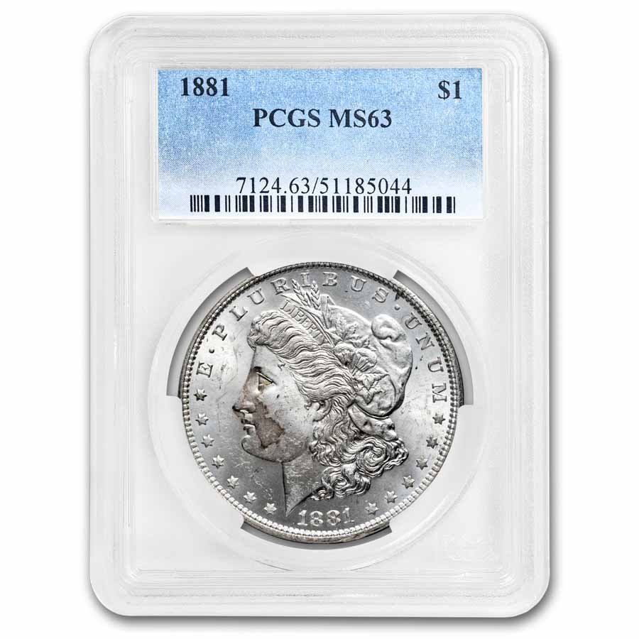 1881 Morgan Dollar MS-63 PCGS