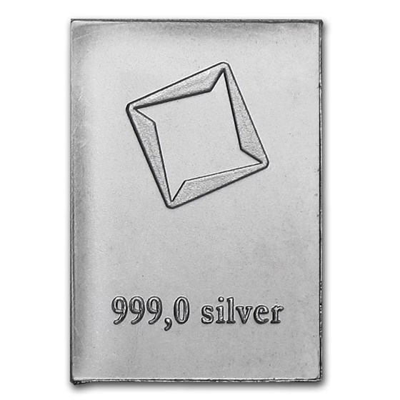 1 gram Silver Bar - Valcambi