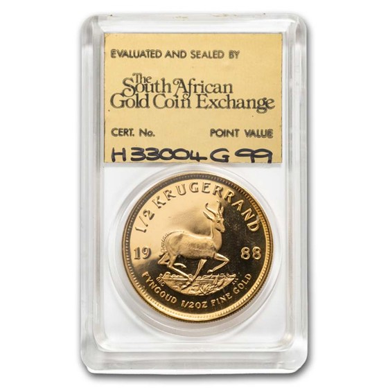 1988 South Africa 4-Coin Gold Krugerrand Proof Set (SAGCE)