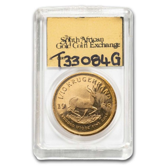 1988 South Africa 4-Coin Gold Krugerrand Proof Set (SAGCE)